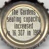 The Gardens seating capacity increased to 16,307 in 1968