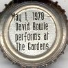 May 1, 1978 - David Bowie performs at The Gardens