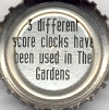 3 different score clocks have been used in The Gardens