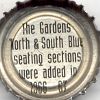 The Gardens North & South Blue seating sections were added in 1966 - 67