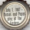 July 1, 1967 - Mamas and Papas play at The Gardens