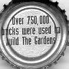 Over 750,000 bricks were used to build The Gardens