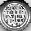 New additions made to the dressing rooms at The Gardens in 1974