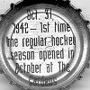 Oct. 31, 1942 - 1st time the regular hockey season opened in October at The Gardens